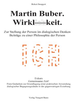 cover image of Martin Buber. Wirklichkeit.